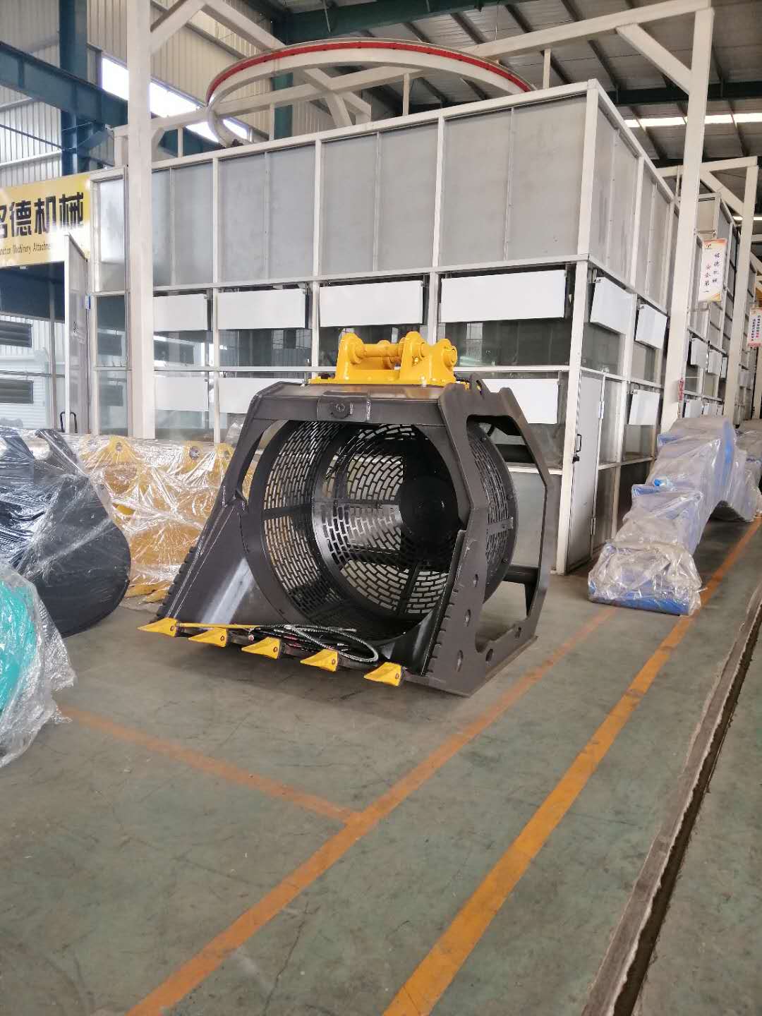 環保型挖機篩分斗的操作方式 環保型挖機篩分斗的操作方式