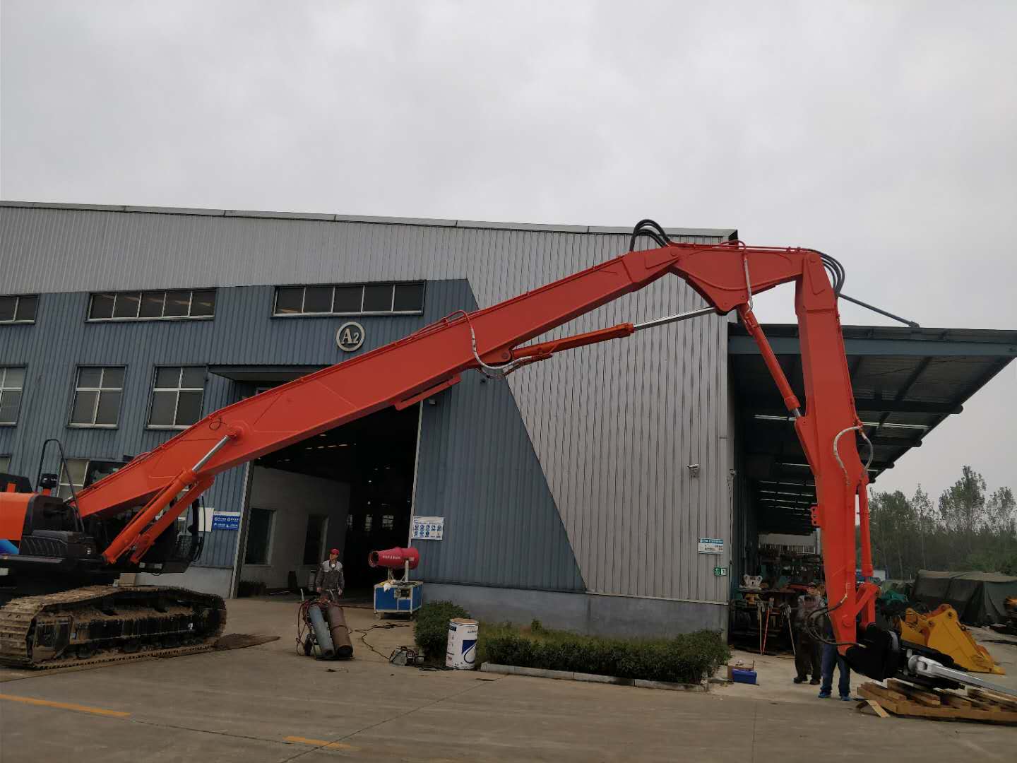 挖掘機加長臂圖片 挖掘機加長臂圖片